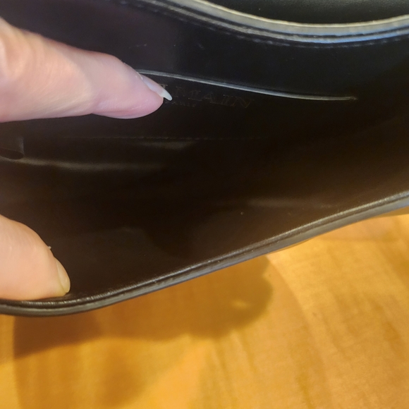 Balmain Black Leathet Crossbody Bag with Gold Accents And Bold Tassel - Picture 9 of 15